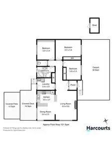 Floorplan of Homely house listing, 3 Austin Crescent, Bridgewater TAS 7030