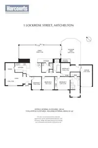 Floorplan of Homely house listing, 1 Lockrose St, Mitchelton QLD 4053