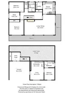 Floorplan of Homely house listing, 205 Nelson Road, Mount Nelson TAS 7007
