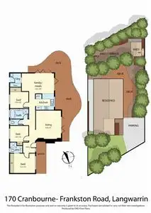 Floorplan of Homely house listing, 170 Cranbourne Frankston Road, Langwarrin VIC 3910