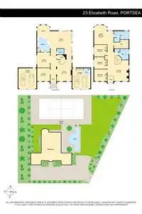 Floorplan of Homely house listing, 23 Elizabeth Road, Portsea VIC 3944
