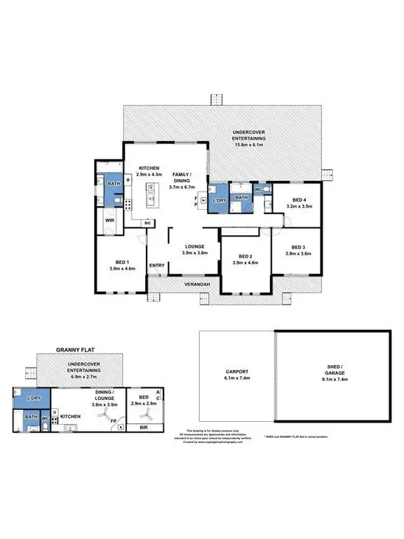 Floorplan of Homely house listing, 21C Cartwright Road, Lower Inman Valley SA 5211