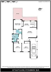 Floorplan of Homely house listing, 10 Tulip Close, Fitzgibbon QLD 4018