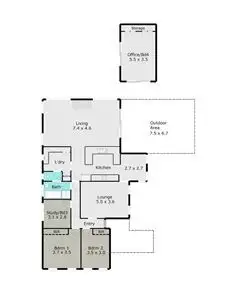 Floorplan of Homely house listing, 16 John Street, Wendouree VIC 3355