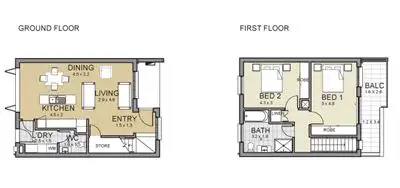 Floorplan of Homely townhouse listing, Lot 480 Lawton Crescent, The Square, Woodville West SA 5011