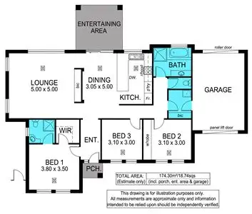 Floorplan of Homely house listing, 13 Kangaroo Thorn Road, Trott Park SA 5158