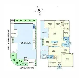 Floorplan of Homely house listing, 18 Senecio Drive, Doreen VIC 3754