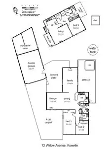 Floorplan of Homely house listing, 72 Willow Avenue, Rowville VIC 3178