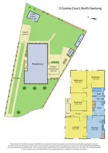 Floorplan of Homely house listing, 2 Cooma Court, North Geelong VIC 3215