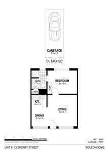 Floorplan of Homely unit listing, 6/13 Sperry Street, Wollongong NSW 2500