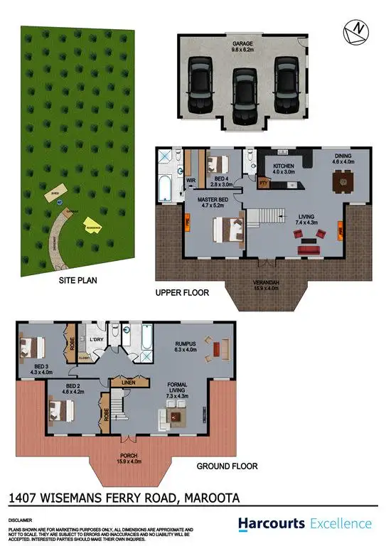 Floorplan of Homely house listing, 1407 Wisemans Ferry Road, Maroota NSW 2756