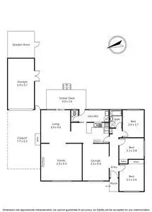 Floorplan of Homely house listing, 37 Pentlowe Road, Wantirna South VIC 3152