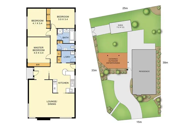 Floorplan of Homely house listing, 93 Adele Avenue, Ferntree Gully VIC 3156