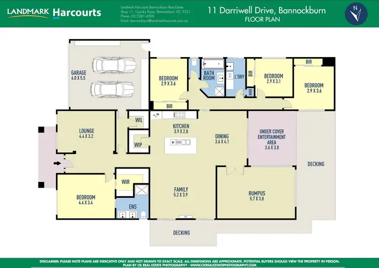 Floorplan of Homely house listing, 11 Darriwell Drive, Bannockburn VIC 3331