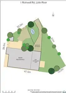 Floorplan of Homely house listing, 1 Rothwell Road, Little River VIC 3211