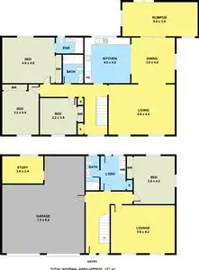 Floorplan of Homely house listing, 14 Barbara Crescent, Avondale Heights VIC 3034