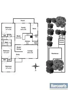 Floorplan of Homely house listing, 10 Marina Street, Vermont VIC 3133
