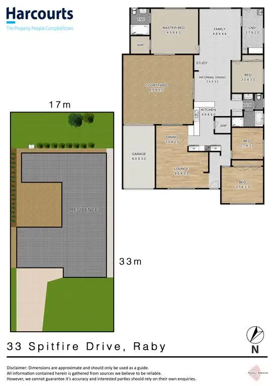 Floorplan of Homely house listing, 33 Spitfire Drive, Raby NSW 2566