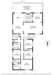 Floorplan of Homely house listing, 7 Reita Avenue, Wantirna South VIC 3152