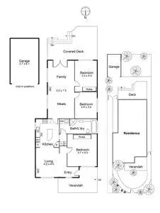 Floorplan of Homely house listing, 100 Clarendon Street, Thornbury VIC 3071