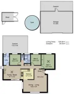 Floorplan of Homely house listing, 8 Prescott Street, Mount Torrens SA 5244