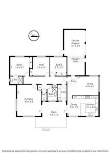 Floorplan of Homely house listing, 48 Rachelle Drive, Wantirna VIC 3152