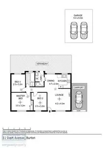 Floorplan of Homely house listing, 11 Dash Avenue, Burton SA 5110