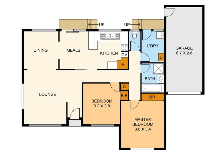 Floorplan of Homely unit listing, 18/57 Chandler Road, Boronia VIC 3155