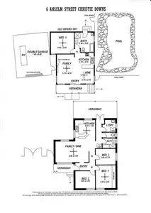 Floorplan of Homely house listing, 6 Anselm Street, Christie Downs SA 5164