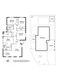 Floorplan of Homely house listing, 9 Manhattan Square, Vermont VIC 3133