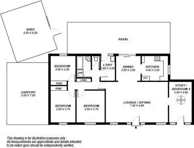 Floorplan of Homely house listing, 8 Rehn Court, Redwood Park SA 5097