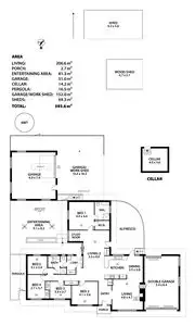 Floorplan of Homely house listing, 6 Cumberland Avenue, Aldgate SA 5154