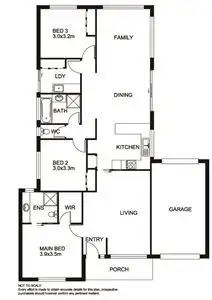 Floorplan of Homely house listing, 32 Waterbush Crescent, Lyndhurst VIC 3975