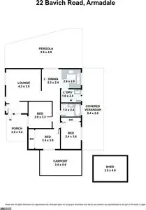 Floorplan of Homely house listing, 22 Bavich Road, Armadale WA 6112