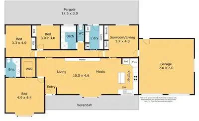 Floorplan of Homely house listing, 169 Yverdon Drive, Bannockburn VIC