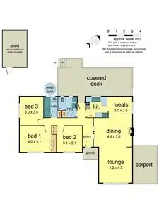 Floorplan of Homely house listing, 11 Prospect Court, Ringwood VIC 3134