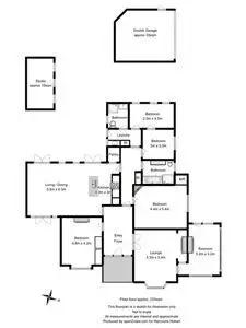Floorplan of Homely house listing, 279 Sandy Bay Road, Sandy Bay TAS 7005