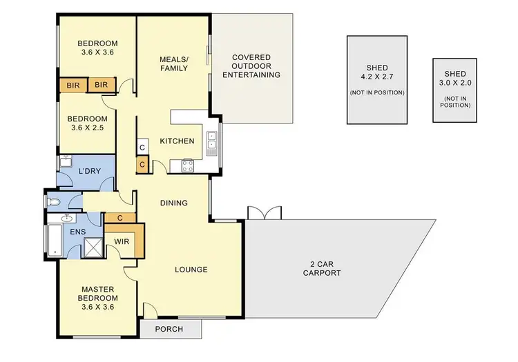 Floorplan of Homely house listing, 4 Keats Court, Boronia VIC 3155