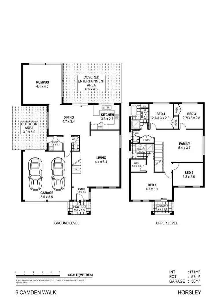 Floorplan of Homely house listing, 6 Camden Walk, Horsley NSW 2530