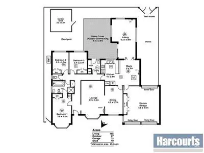 Floorplan of Homely house listing, 2/24 Dyer Court, West Lakes SA 5021