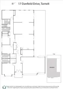 Floorplan of Homely house listing, 17 Danfield Drive, Tarneit VIC 3029