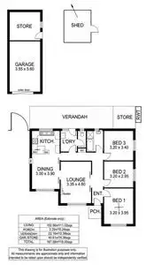 Floorplan of Homely house listing, 37 Hodgeman Road, Pennington SA 5013