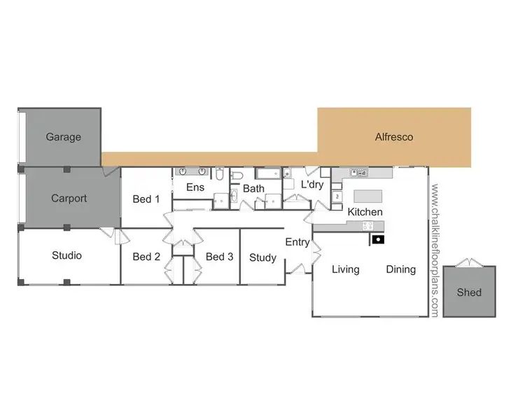 Floorplan of Homely house listing, 102 Highett Street, Mansfield VIC 3722