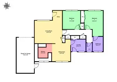 Floorplan of Homely house listing, 3/1112 Howitt Street, Wendouree VIC 3355