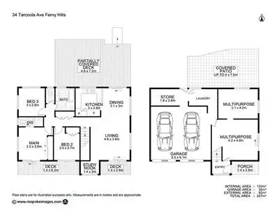 Floorplan of Homely house listing, 34 Tarcoola Avenue, Ferny Hills QLD 4055