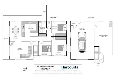 Floorplan of Homely house listing, 76 Viewbank Road, Newnham TAS 7248