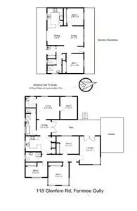 Floorplan of Homely house listing, 118 Glenfern Road, Ferntree Gully VIC 3156