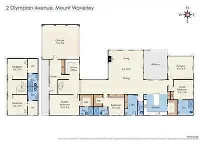 Floorplan of Homely house listing, 2 Olympian Avenue, Mount Waverley VIC 3149