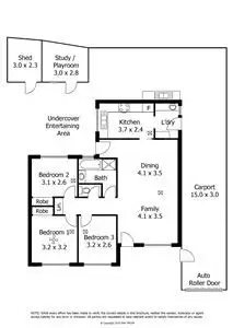 Floorplan of Homely house listing, 28 Roclin Avenue, Newton SA 5074