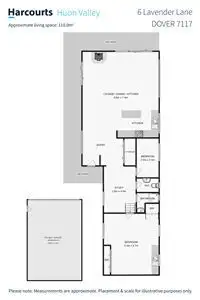 Floorplan of Homely house listing, 6 Lavender Lane, Dover TAS 7117